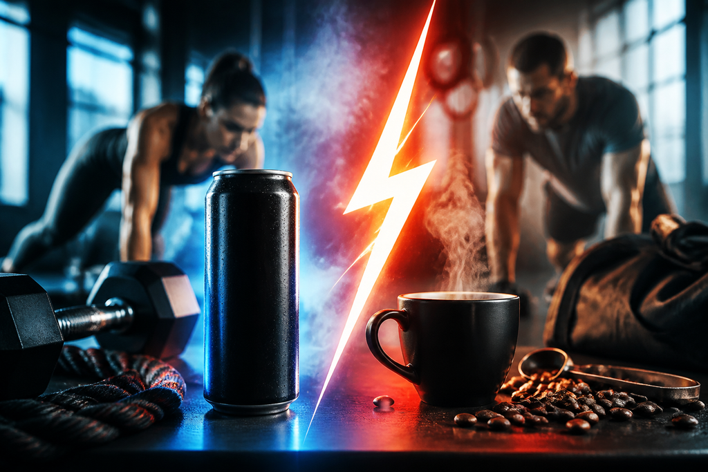 Sockerfri Energidryck vs Kaffe: Vad Ger Bäst och Mest Ihållande Fokus vid Träning?
