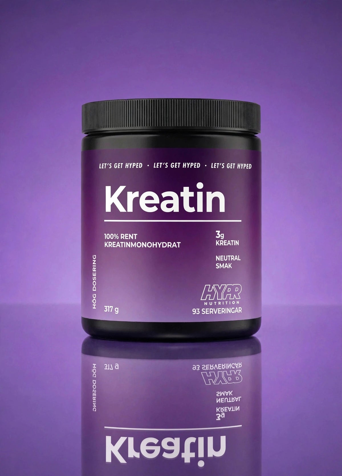 Kreatin HYPR – Micronised Creatine Powder 317 g